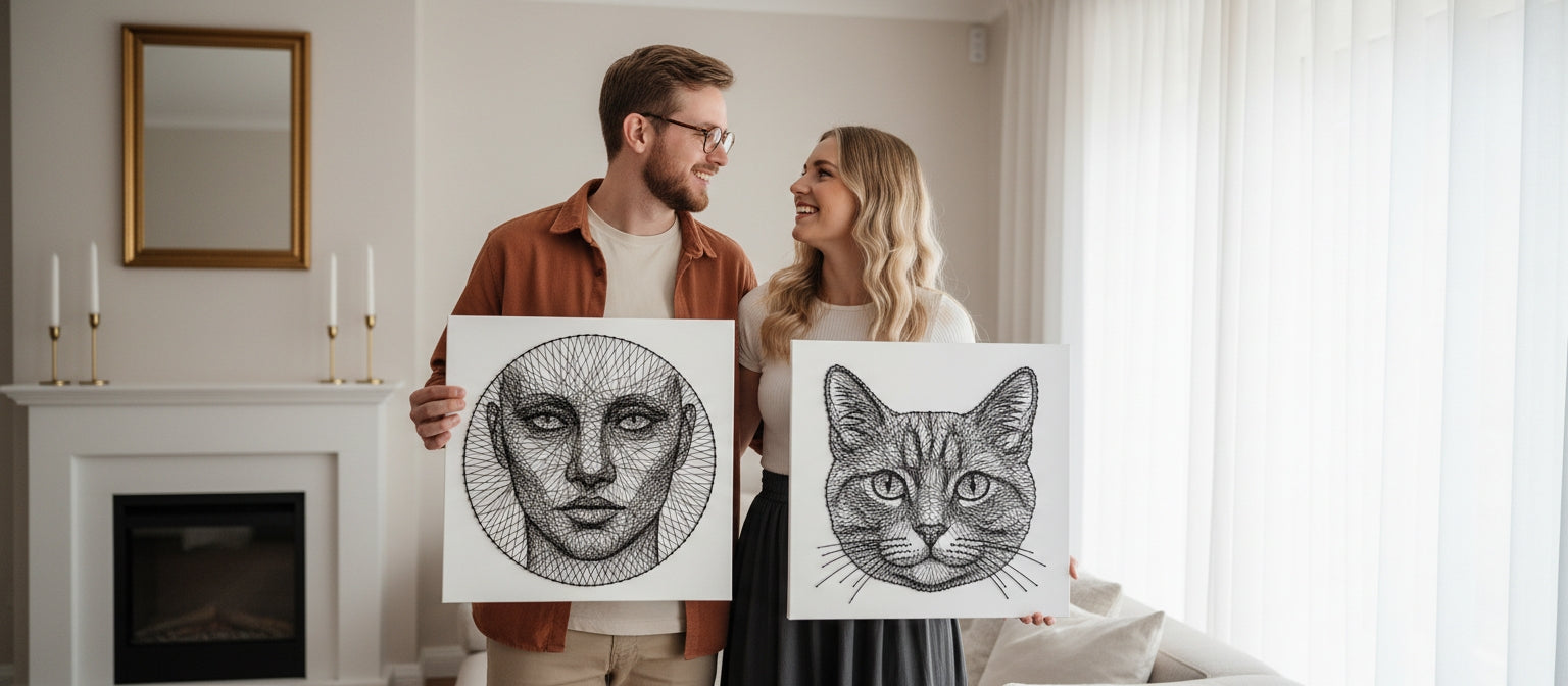 Firmora string art kit hero image